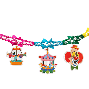 Гирлянда Цирк бумажная 2 м