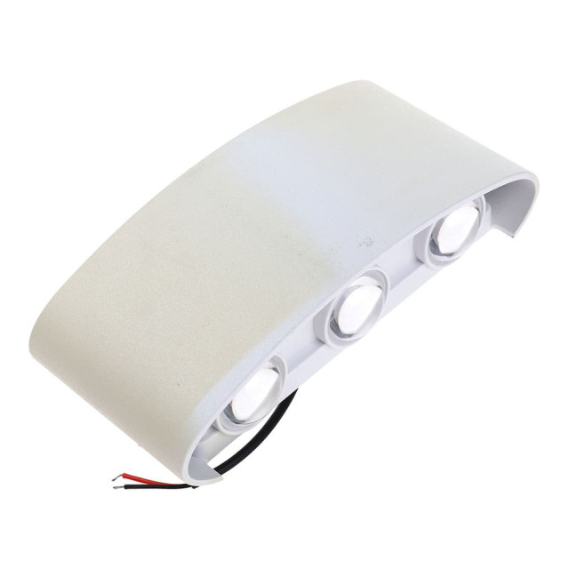 Светильник Полусфера FSD-069 фасадный 6 Вт 4000К 3 луча IP65 220 В пластик белый