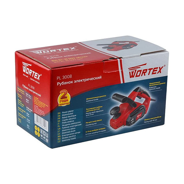 Рубанок электрический Wortex PL 3008