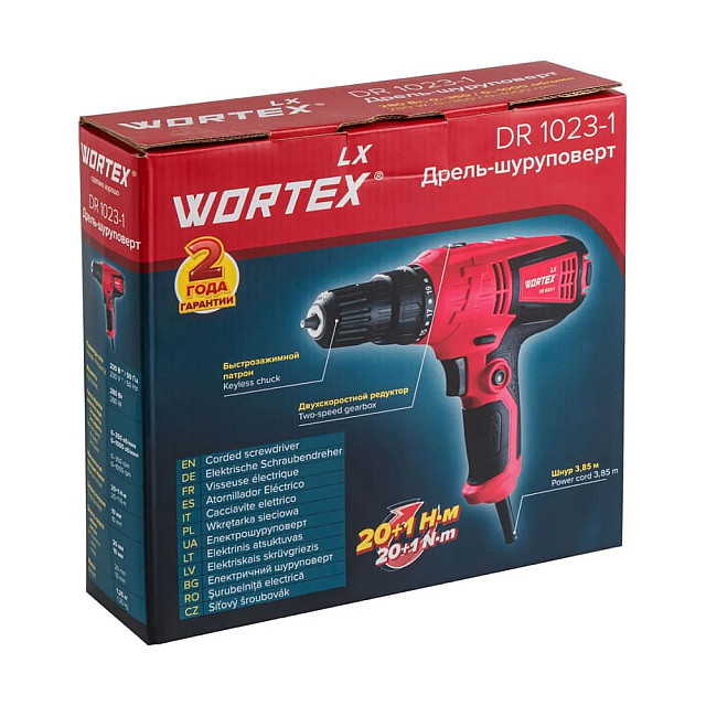 Дрель-шуруповерт Wortex LX DR 1023-1