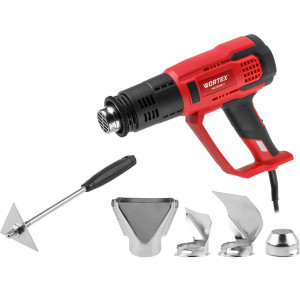 Термовоздуходувка Wortex HG 6124 T 1334742 + набор сопл