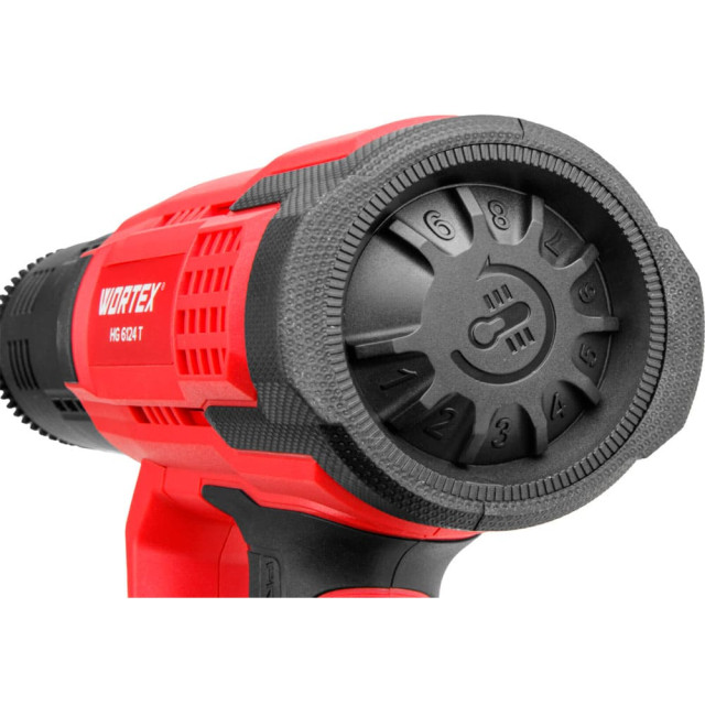 Термовоздуходувка Wortex HG 6124 T 1334742 + набор сопл
