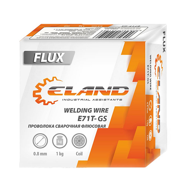 Проволока сварочная Eland E71T-GS 0.8 мм 1 кг