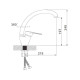 Смеситель для кухни Эверест В59-0269 с высоким изливом