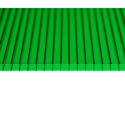 Сотовый поликарбонат Master зеленый 6.0*2100*6000 мм