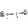 Планка Savol S-008204 с четырьмя крючками хром