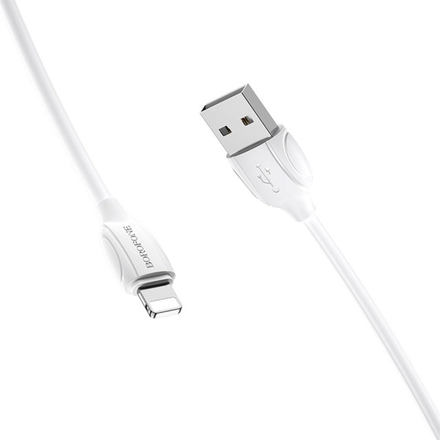 Кабель Borofone BX19 O1763 Lightning-USB белый 1 м