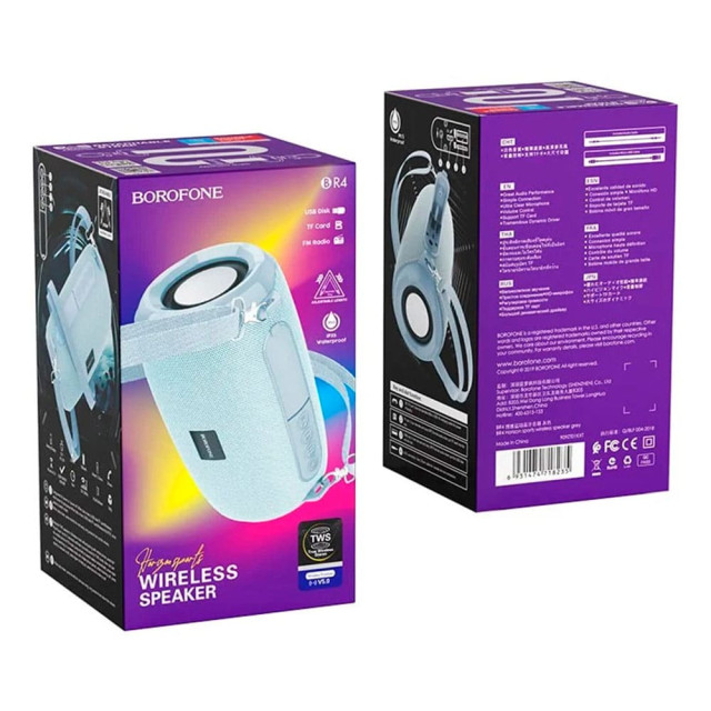 Колонка-Bluetooth Borofone BR4 18235 серый