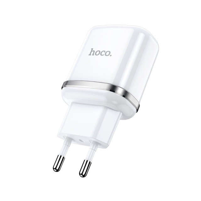Зарядное устройство сетевое Hoco N4 2USB порта белый