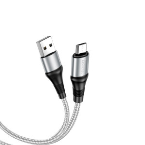 Кабель Hoco X50 MicroUSB - USB серый 1 м