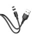 Кабель Hoco X52 Lightning-USB магнитный черный 1 м
