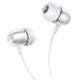 Наушники Borofone BM57 39230 внутриканальные с микрофоном 1.2 м серебро
