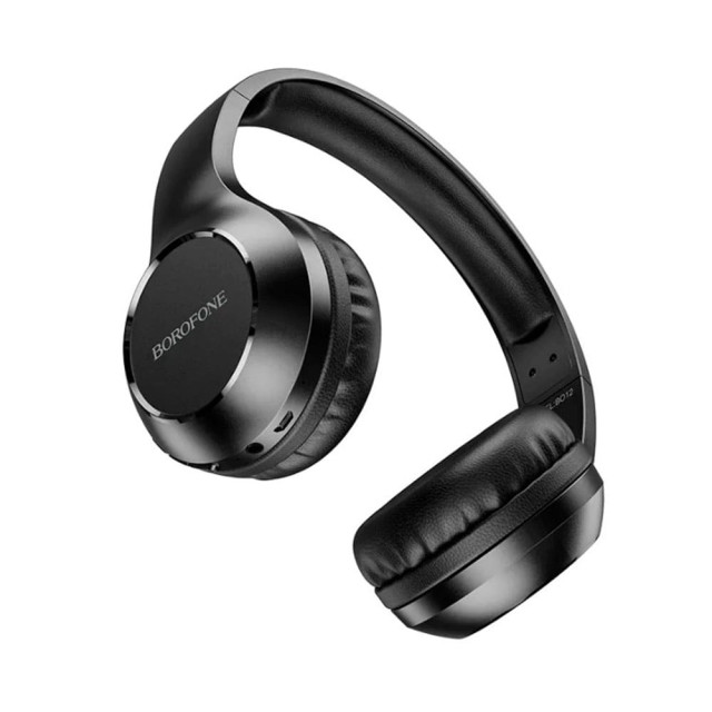 Наушники Borofone BT BO12 полноразмерные с микрофоном черный