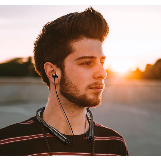 Наушники Hoco BT ES58 внутриканальные с микрофоном черный