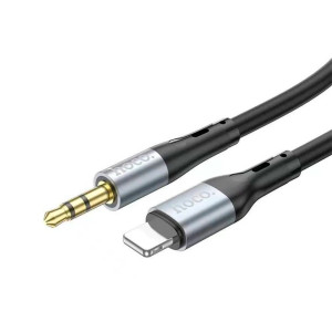 Кабель Hoco AUX UPA22 Lightning-3.5мм черный 1 м