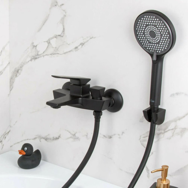 Смеситель для ванны A-five A5-1232 серия Lily D35 черный