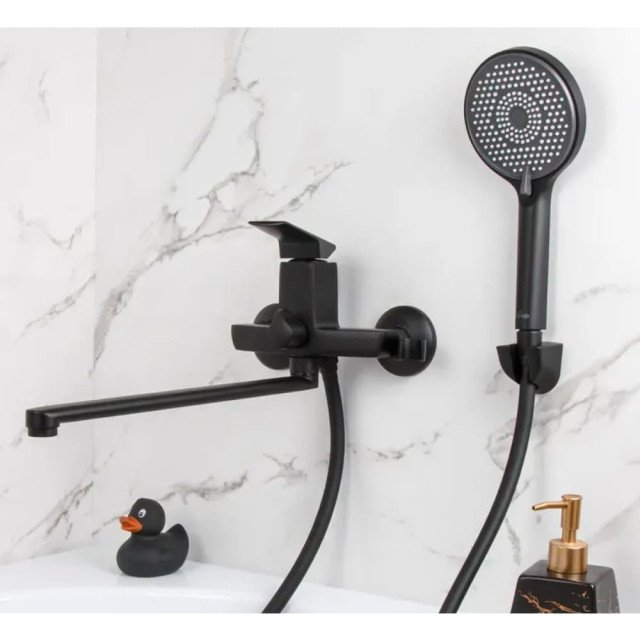Смеситель для ванны A-five A5-1233 серия Lily D35 черный