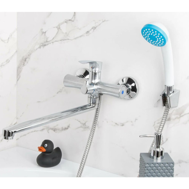 Смеситель для ванны Econoce EC0584 серия 580 D25-B хром