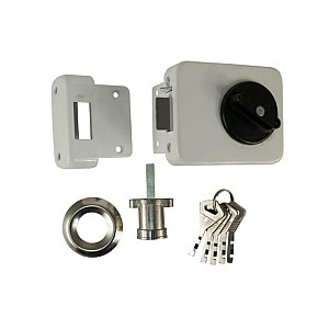 Замок накладной Basara 3Н-40 MWP белый