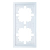 Рамка Lezard Zima 704-0200-147 2 поста белая