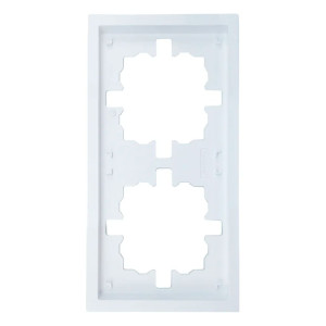 Рамка Lezard Zima 704-0200-147 2 поста белая