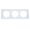 Рамка Lezard Zima 704-0200-148 3 поста белая