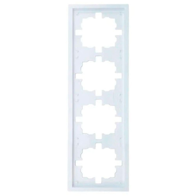 Рамка Lezard Zima 704-0200-149 4 поста белая Рамка Lezard Zima 704-0200-149 4 поста белая