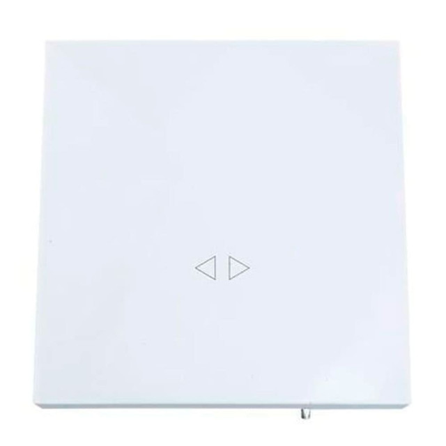 Выключатель перекрестный Lezard Zima 704-0288-107QC 1 клавиша безвинтовой белый