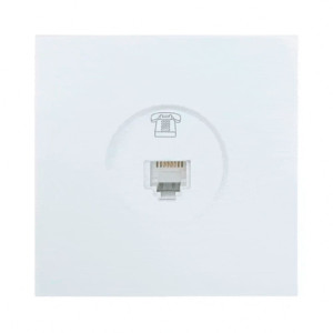 Розетка телефонная Lezard Zima 704-0288-137 белый