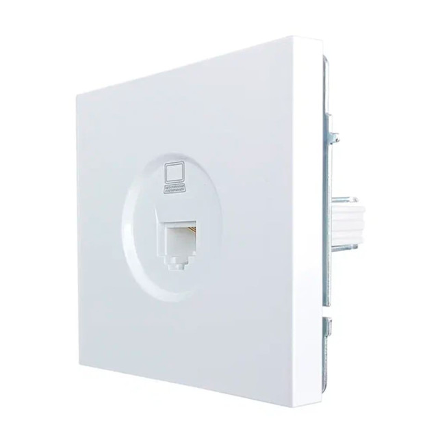 Розетка компьютерная Lezard Zima 704-0288-139 1 гнездо белый