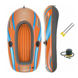 Лодка надувная Bestway 61142 Kondor 2000 с веслами и насосом 185*97*38 см