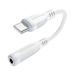 Адаптер Borofone BV17 O2004 Type-C на Jack 3.5 аудио белый