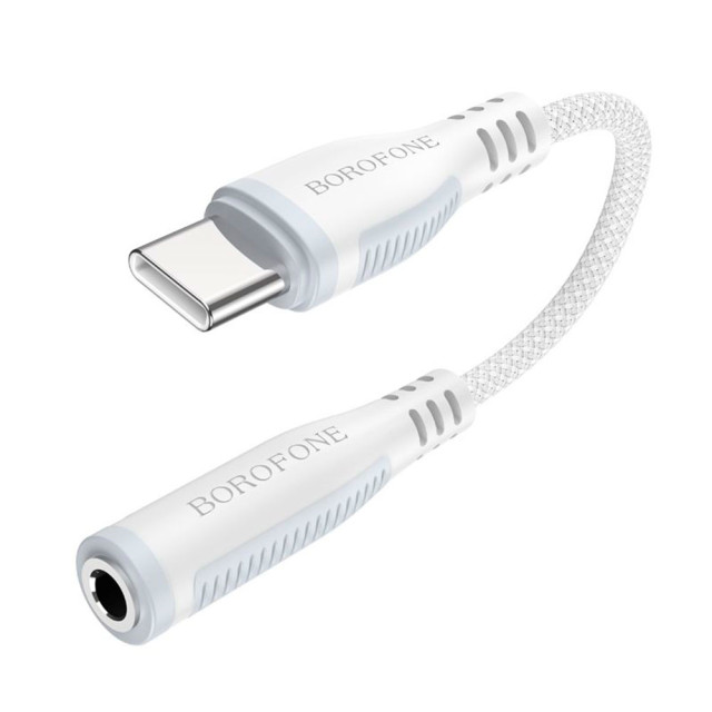 Адаптер Borofone BV17 O2004 Type-C на Jack 3.5 аудио белый