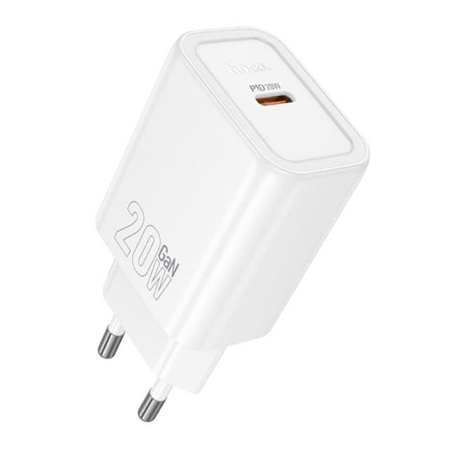 Зарядное устройство Hoco N60 один порт PD20W белый