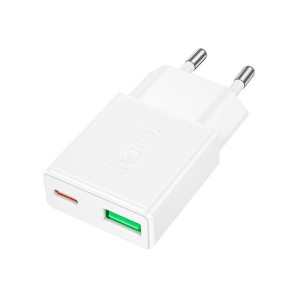 Зарядное устройство Hoco N73 PD20W+QC3.0 белый