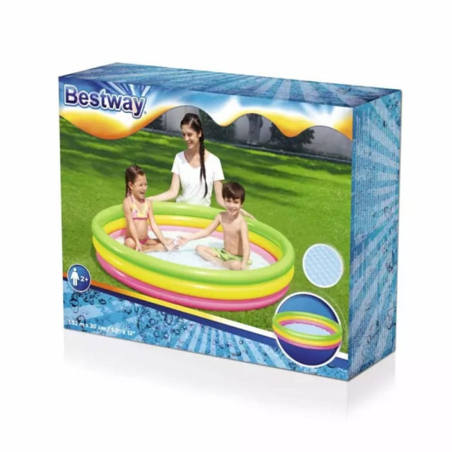 Бассейн надувной детский Bestway 51103 Лето 152*30 см