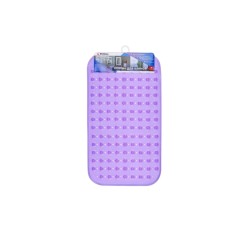 Коврик для ванной PERFECTO LINEA 22-267375 прямоугольный с пузырьками 67*37 см фиолетовый