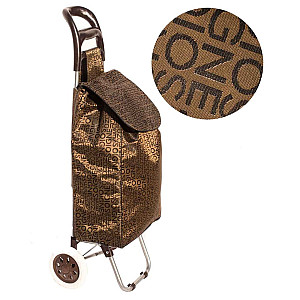 Сумка-тележка хозяйственная MonAmi 1301-Т цвет №3 коричневый