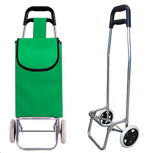 Сумка-тележка хозяйственная MonAmi 1612 цвет №28 зеленый