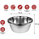 Миска для взбивания Perfecto Linea Chef 24-000180 из нержавеющей стали 18 см Миска для взбивания Perfecto Linea Chef 24-000180 из нержавеющей стали 18 см