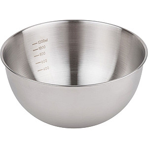 Миска для взбивания Perfecto Linea Chef 24-018592 из нержавеющей стали с мерной шкалой 18.5 см