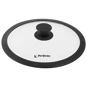 Крышка Perfecto Linea Handy 25-024330 стеклянная с силиконовым ободом круглая 24 см