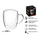 Кружка Perfecto Linea Pele 30-003350 стеклянная с двойными стенками 350 мл Кружка Perfecto Linea Pele 30-003350 стеклянная с двойными стенками 350 мл