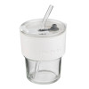 Стакан Perfecto Linea Clear 31-400301 стеклянный с трубочкой и кожаным кейсом 400 мл
