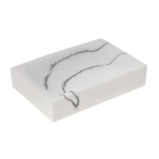 Мыльница Perfecto Linea 35-000004 Marble белая