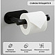 Держатель для туалетной бумаги Perfecto Linea 35-031001 Aquarius самоклеящийся черный
