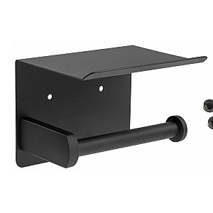 Держатель для туалетной бумаги Perfecto Linea 35-031010 с полкой