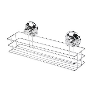 Полка Perfecto Linea Fix Lock 35-345240 на вакуумных присосках хром