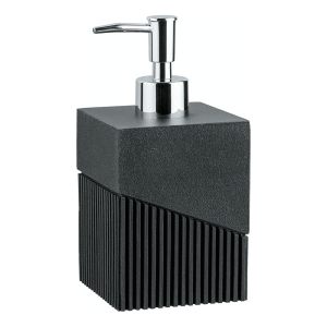 Дозатор для жидкого мыла Perfecto Linea Element 35-618103 черный 450 мл