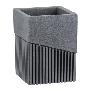 Стакан Perfecto Linea Element 35-618300 для зубных щеток серый